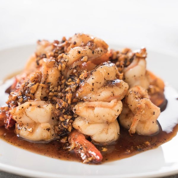 Schezwan Prawn Dry (8pcs)